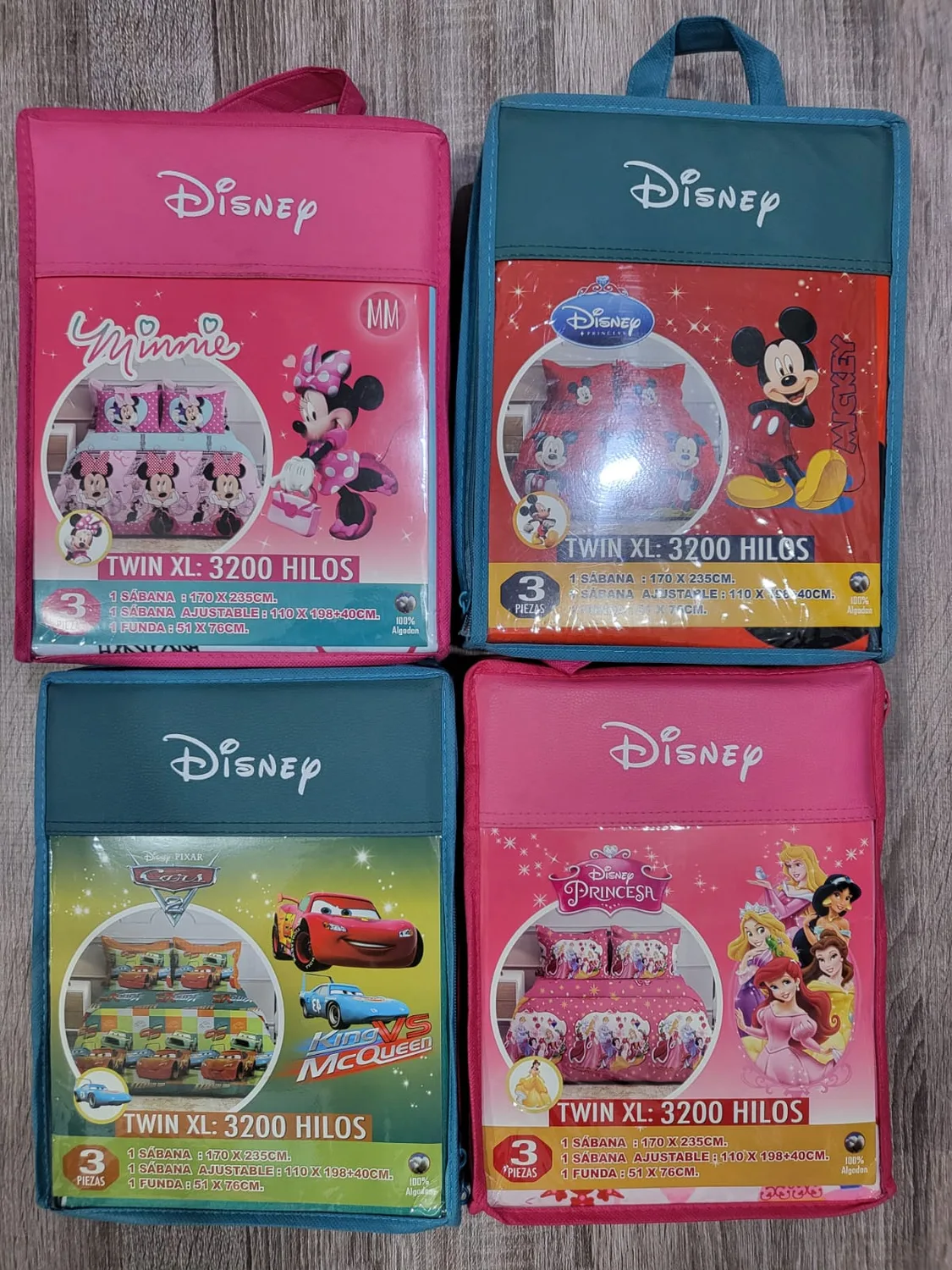 Sábanas infantiles 1 plaza 1/2