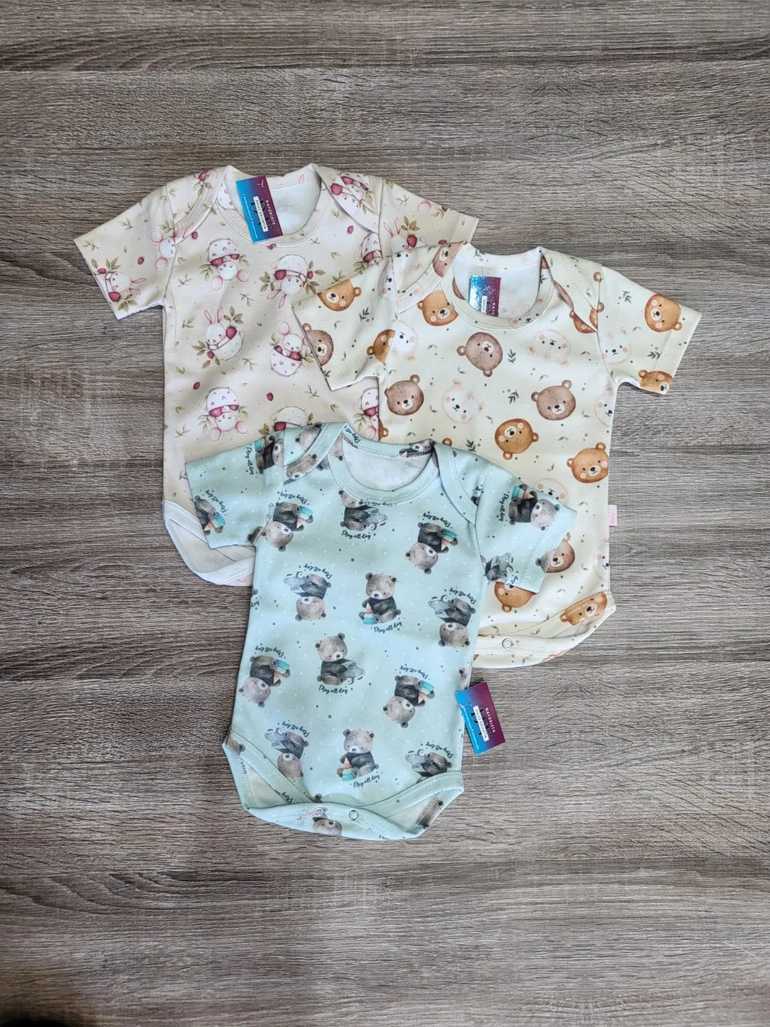 Body Estampado Mangas Cortas