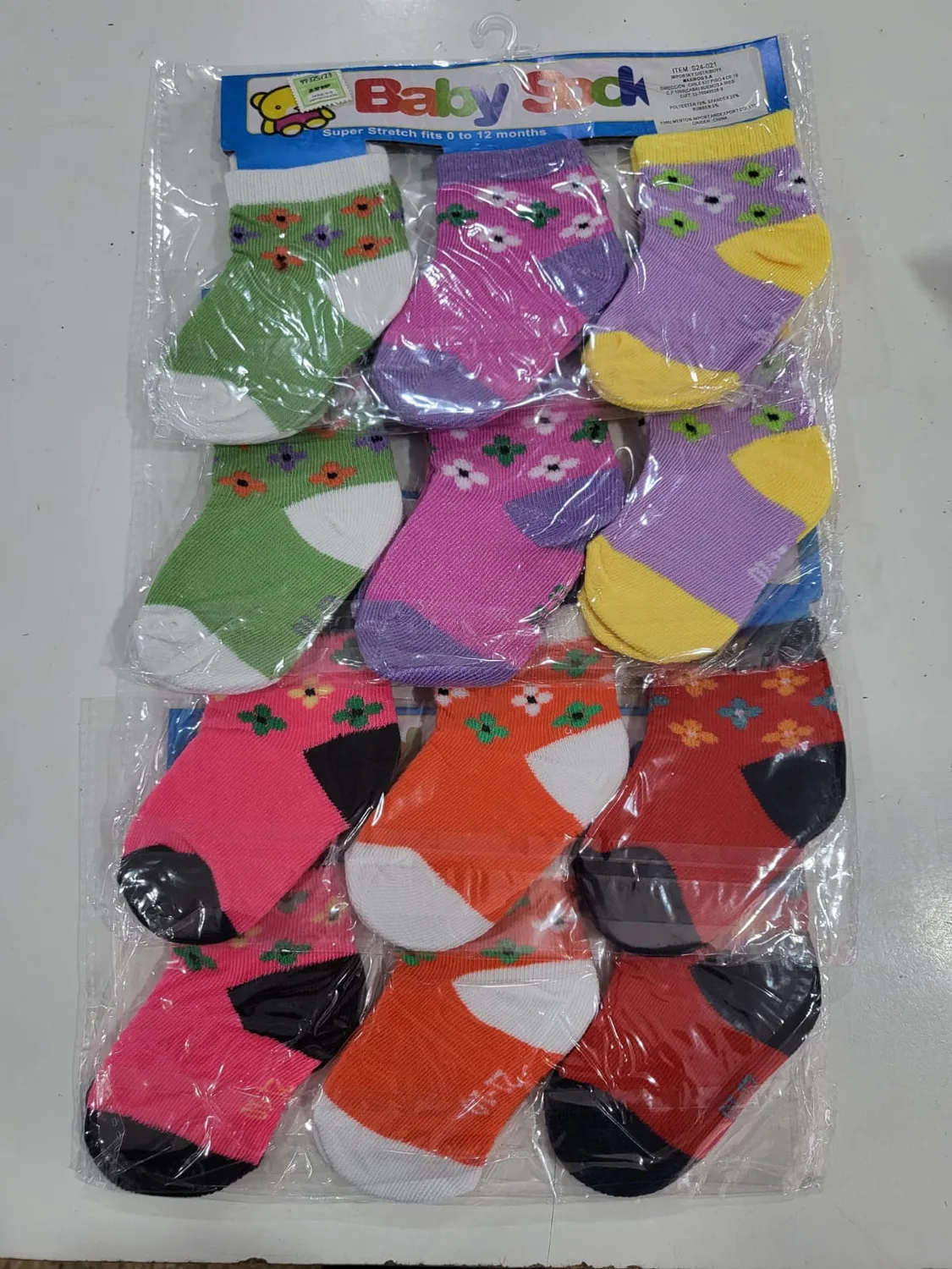 Medias de Bebé Baby con Diseño (Pack x3)