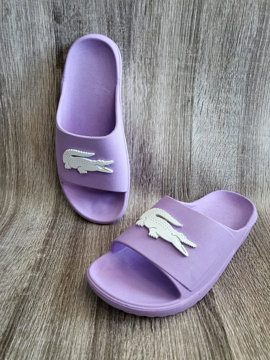 Chancletas Lacoste Cocodrilo