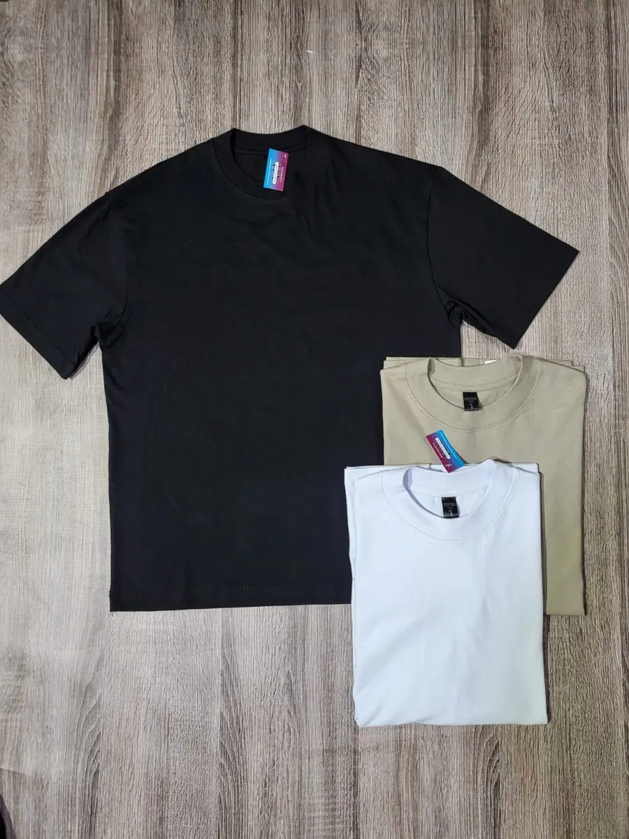 Remera Algodón Oversize Lisa