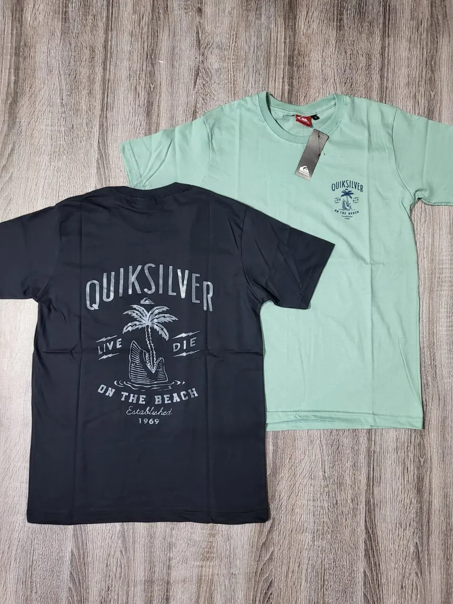 Remera Doble Estampa Quiksilver