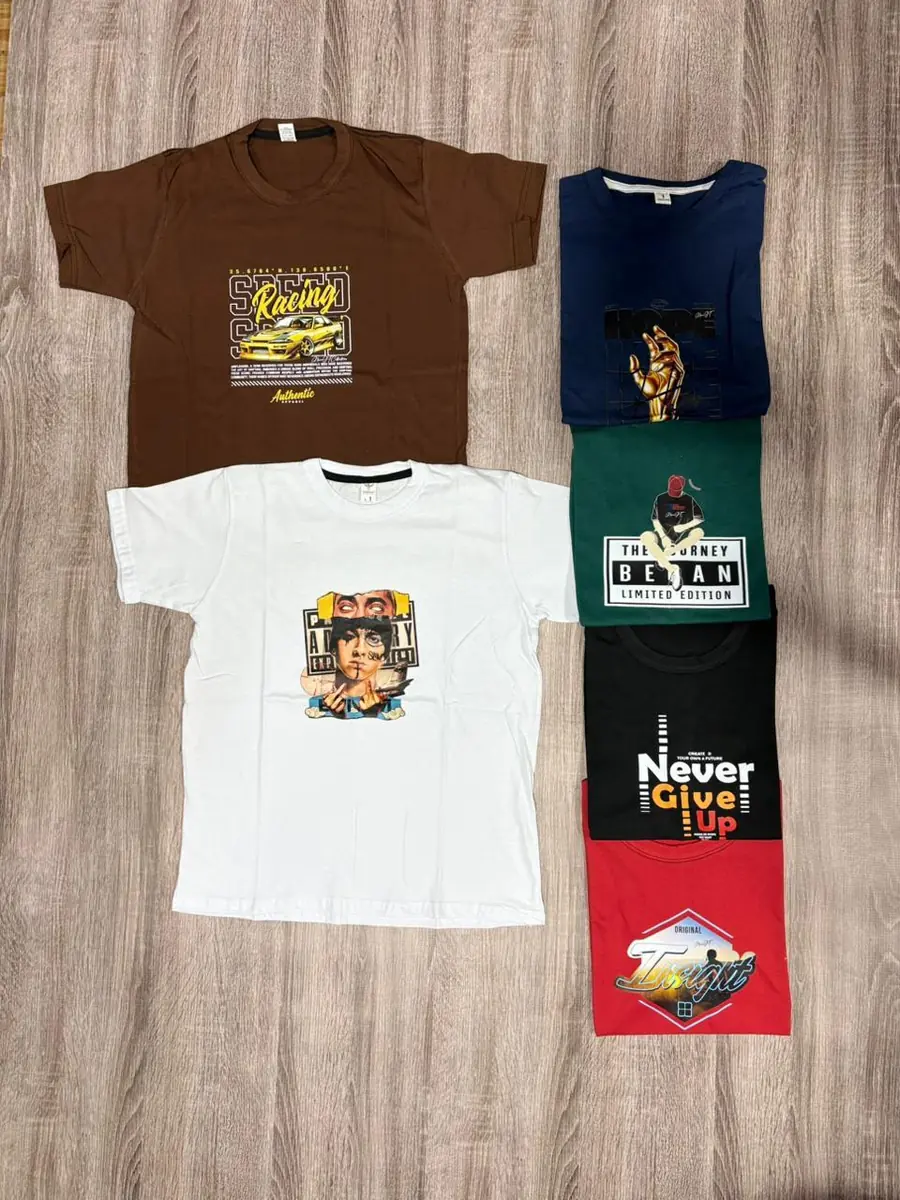 Remeras Algodón Económicas — Pack x3